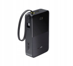 V&auml;line aku Baseus  LiPo PowerBank 20000mAh 22.5W USB-A  USB-C ar integretu USB-C kabeli  Bipow2 Pro EnerFill melns BASEUS