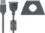 Kaabel wentronic  Wentronic goobay - USB-Verl&auml;ngerungskabel - USB (M) bis USB (W) - USB2.0 - 1 2m - Schwarz (95445) 4040849954450