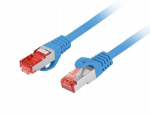 Kaabel Lanberg  Lanberg PATCHCORD CAT.6 S/FTP LSZH CU 1M BLUE FLUKE PASSED (5901969442656)