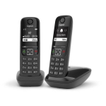 V&otilde;rguseadmed Gigaset  Gigaset AS690 Duo black int.