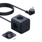 Teine toode Baseus  Baseus EnerFill FA11 67W Power Strip  USB-A + USB-C Cube + 3 x EU Socket 1.5m - Black