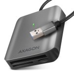 Muu arvutitarvik Axagon  Axagon Aluminum high-speed USB-A 3.2 Gen 1 memory card reader. 3 slots  UHS-II.