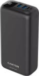 V&auml;line aku Canyon  Canyon Powerbank PB-301   30000 mAh  PD/QC/Display     black retail