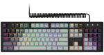 Arvuti klaviatuur LORGAR  LORGAR Azar 514  Wired mechanical gaming keyboard  RGB backlight  1680000 colour variations  18 modes  keys number: 104  50M clicks  linear