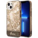Tagakaaned Guess  Guess GUHCP14MHGPLHC iPhone 14 Plus 6.7" ocher hardcase Porcelain Collection