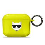 Tagakaaned Karl Lagerfeld  Karl Lagerfeld Choupette Case for AirPods 3 - Yellow