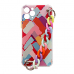 Tagakaaned Hurtel  Color Chain Case gel flexible elastic case cover with a chain pendant for Samsung Galaxy A72 4G multicolour  (3)