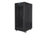 Serverid Lanberg Rack cabinet 19" free-standing 27U/600x600 (flat pack) with mesh door lCD V2, black |
