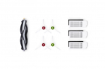 Tolmuimeja tarvik Ecovacs  Service Kit D-KT01-0022 1x Main Brush, 2x Side Brushes (White), 3x High Efficiency Filters, Suitable for DEEBOT T10 Family