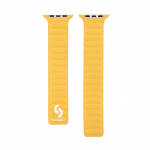 Rihm Connect Watch 38/40/41mm Fine woven twill magnetic chain Watch Straps Yellow
