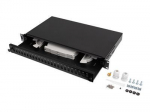 Muud kaubad Lanberg Rackmount 19" 1U Fiber Patch panel 24xSC Simplex/24XLC Duplex Black + Accessories |