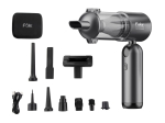 Tolmuimeja Fakir AS 150 LT (anthracite/black), 4in1 multifunction Cordless Handheld Vacuum Cleaner (vacuuming, inflating, blowing and vacuum sealing), 120 Watt BLDC high-performance motor