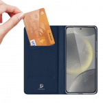 Universaal spordi&uuml;mbris Dux Ducis - DUX DUCIS wallet case SKIN PRO for SAMSUNG S24 FE blue
