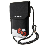 Tagakaaned Hello Kitty  Hello Kitty Leather Hiding Kitty Cord bag - black