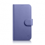 Tagakaaned iCarer  iCarer Wallet Case 2in1 Cover iPhone 14 Pro Max Leather Flip Cover Anti-RFID Light Purple (WMI14220728-LP)