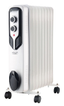 Radiaator Adler  Oil-Filled Radiator AD 7816  2000 W, Number of power levels 3, White