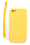 Tagakaaned Evelatus - iPhone 7/8/SE2020/SE2022 Soft Touch Silicone Case with Strap Yellow