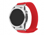 Rihm fixed | Sporty Strap for Garmin QuickFit 22mm | 160-210 mm | Red | Nylon