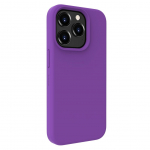 Tagakaaned Evelatus Apple iPhone 15 Pro Max Premium Magsafe Soft Touch Silicone Case Deep Purple