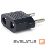 &Uuml;leminek iLike CNUS Power Socket adapter USA / CN 2-pin to Euro 2pin Black