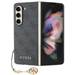 Tagakaaned Guess  Guess GUHCZFD5GF4GGR F946 Z Fold5 gray/gray hardcase 4G Charms Collection
