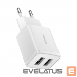Adaptrid Baseus Baseus Compact charger 2x USB 10.5W white (CCXJ010202)