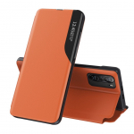Tagakaaned Hurtel  Eco Leather View Case Elegant Flip Cover Case with Stand Function Xiaomi Redmi K40 Pro + / K40 Pro / K40 / Poco F3 Orange