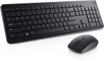 Arvuti klaviatuur Dell  Keyboard and Mouse KM3322W Keyboard and Mouse Set, Wireless, Batteries included, RU, Black