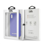 Tagakaaned Karl Lagerfeld  Karl Lagerfeld Silicone iPhone X/Xs Case - Purple