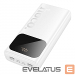V&auml;line aku Hoco J144A Hymn power bank(30000mAh) USB-A1/USB-A2: 5V/2A - USB-C/Micro: 5V/2A White