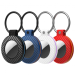 Muud kaubad Hurtel  Airtag case with carbon fiber pattern keychain, 4 pcs. - multicolor