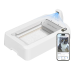 Kariloomade jaoks PETKIT  Purobot Crystal Duo with Camera Self-Cleaning Cat Litter Box | White