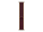 Rihm Apple  49mm Burgundy Trail Loop - S/M - Natural Titanium Finish