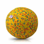 Teine toode iLike Akcija! Bubabloon lateksa balons ar auduma pārvalku Circles Yellow