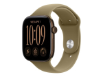 Nutikell Apple Watch Series 12 GPS + Cellular 46mm Dark Bronze Aluminium Case with Olive Sport Band - M/L |