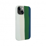 Tagakaaned Evelatus Apple iPhone 14 Silicone case Multi-Colored Green