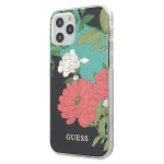 Tagakaaned Guess  Guess GUHCP12LIMLFL01 iPhone 12 Pro Max 6.7" black/black N&deg;1 Flower Collection