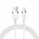 Kaabel Joyroom  Joyroom Liquid Silicone Data Cable N2 USB-A / Lightning 2.4A 1.2m - White