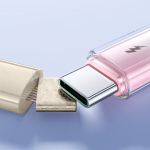 Kaabel Joyroom  Joyroom S-A42 Crystal-Clear Series 3A USB-A - USB-C cable 1.2m - white