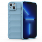 Tagakaaned Hurtel  Magic Shield Case case for iPhone 14 Plus flexible armored case light blue