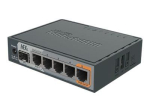 Ruuterid Mikrotik  Wired Ethernet Router RB760iGS, hEX S, Dual Core 880MHz CPU, 256MB RAM, 16 MB (MicroSD), 5xGigabit LAN, 1xSFP, USB, IPsec hardware encryption support and The Dude server package, PCB temperature and Voltage Monitor, Beeper, RouterOS L4