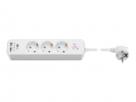 Kaitsel&uuml;liti Goobay 41264 3-Way Power Strip with Switch and USB | Sockets quantity 3