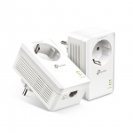 Ruuterid TP-Link AV1000 Gigabit Passthrough Powerline Starter Kit TL-PA7017P KIT 10/100/1000 Mbit/s, Ethernet LAN (RJ-45) ports 1, No Wi-Fi, Extra socket