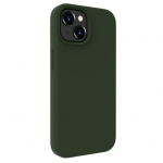 Tagakaaned Evelatus Apple iPhone 15 Premium Soft Touch Silicone Case Dark Olive