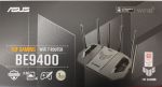 Ruuterid Asus SALE OUT. TUF-BE9400 Tri-Band WiFi 7 Gaming Router, EU+UK | SALE OUT. TUF-BE9400 Tri-Band WiFi 7 Gaming Router, EU+UK | 802.11ax | 688/2885/5764 Mbit/s | Ethernet LAN (RJ-45) ports 3 | Mesh Support Yes | MU-MiMO Yes | 4G/5G | 36 month(s ...