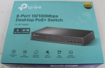 Server &ndash; muud tarvikud TP-Link SALE OUT. TL-SF1008LP Switch Unmanaged, Desktop, 8x10/100Mbps ports, 4xPoE ports, PSU external, Steel case | SALE OUT. Switch | TL-SF1008LP | Unmanaged | Desktop | 10/100 Mbps (RJ-45) ports quantity 8 | Power over Ether ...