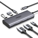 &Uuml;leminek Ugreen  UGREEN Revodok Pro 206 USB-C 6-in-1 Hub 15852 (6941876218523)