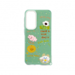 Tagakaaned iLike Samsung Galaxy A35 EPOXY CARTOON COVER Light Green