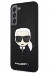 Tagakaaned Karl Lagerfeld Samsung Galaxy S22+ PU Saffiano Karl Head Case Black
