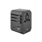 Muu UNIQ Uniq Voyage LITHOS Collective 33W 2xUSB PD 18W QC 3.0 travel adapter - gray
